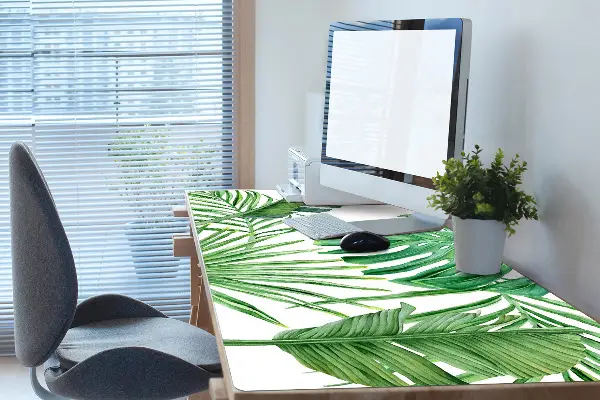 Büro-Schreibtischmatte Palm und Monster.