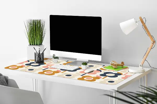 Büro-Schreibtischmatte Blumen