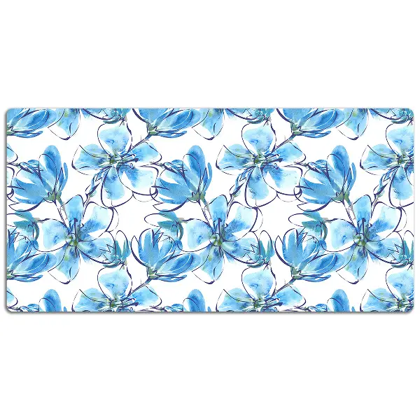 Schreibtischunterlage Aquarellblumen
