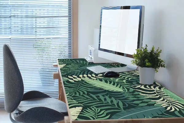 PVC Schreibtischmatte Palmenblätter