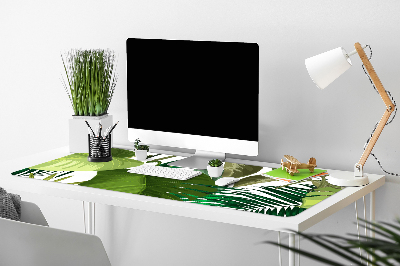 Schreibtischunterlage Grüne Blätter