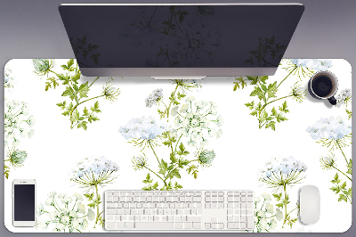 PVC Schreibtischmatte Zarte Blumen