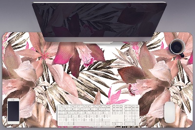 Schreibtisch Unterlegmatte Pastellblumen