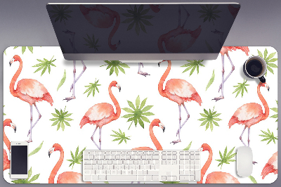 Schreibtischunterlage Flamingos