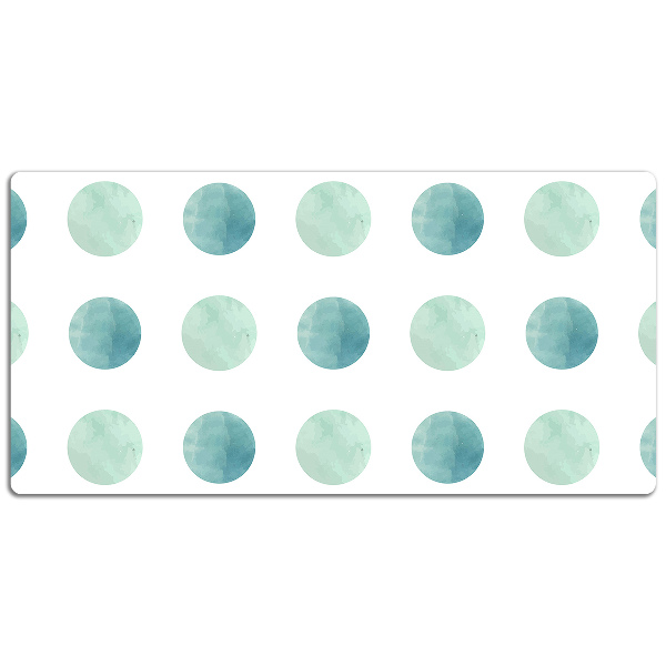 PVC Schreibtischmatte Aquarellpunkte