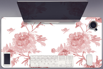 Schreibtischunterlage Pastellblumen