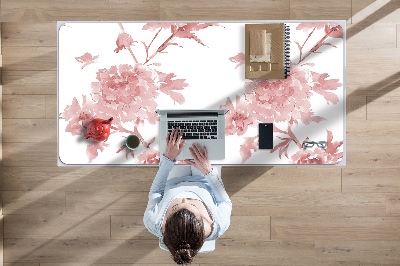 Schreibtischunterlage Pastellblumen
