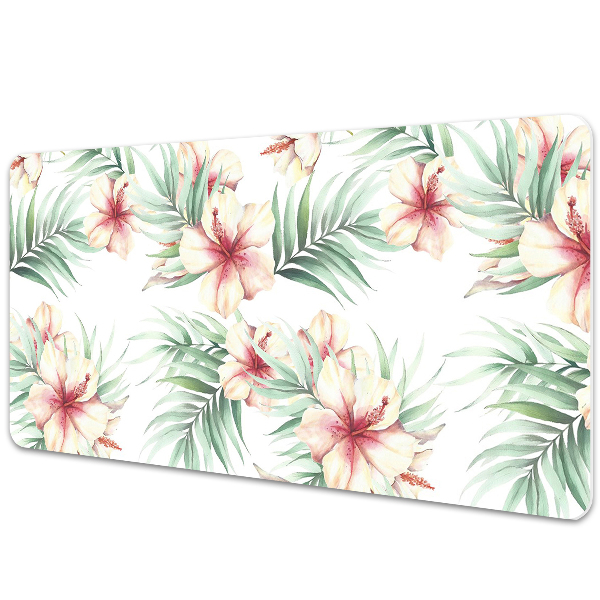 PVC Schreibtischmatte Hawaiische Blumen