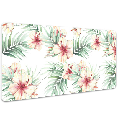 PVC Schreibtischmatte Hawaiische Blumen