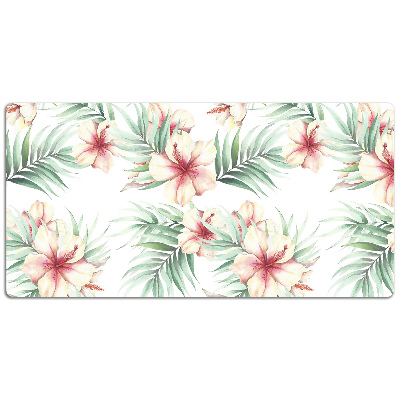 PVC Schreibtischmatte Hawaiische Blumen