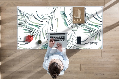 Büro-Schreibtischmatte Blätter wie Federn