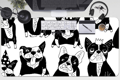 Büro-Schreibtischmatte Fröhliche Hunde