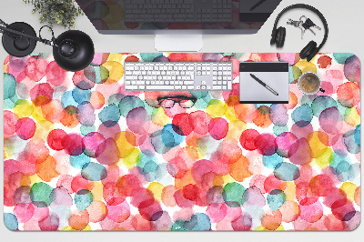 Büro-Schreibtischmatte Bunte Blasen