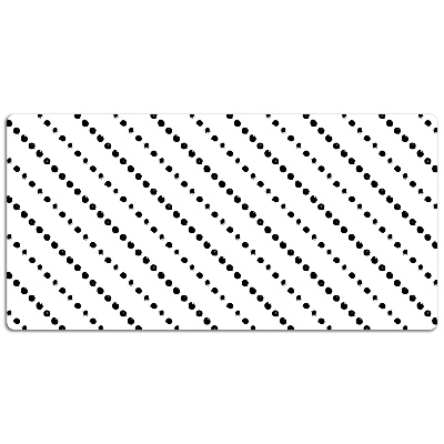 PVC Schreibtischmatte Punktegeometrie.