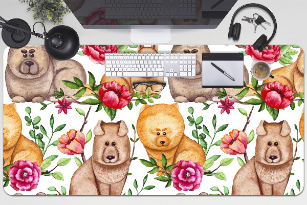 Schreibtischunterlage Chow Chow Hunde