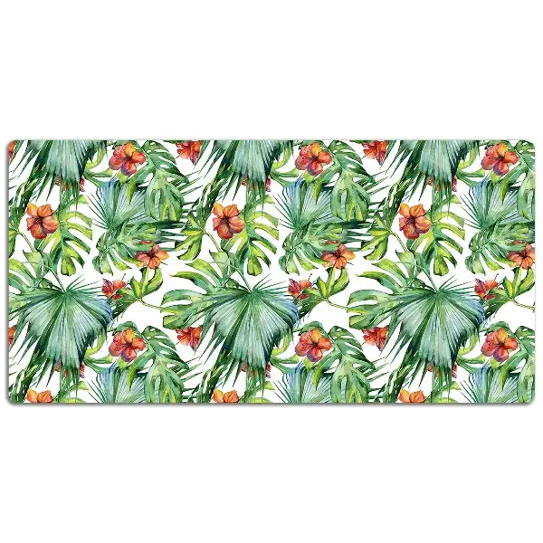 PVC Schreibtischmatte Hawaiische Blätter