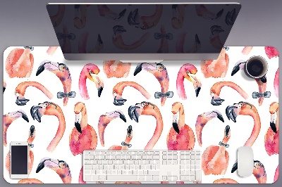 Schreibtisch Unterlegmatte Verrückte Flamingos.