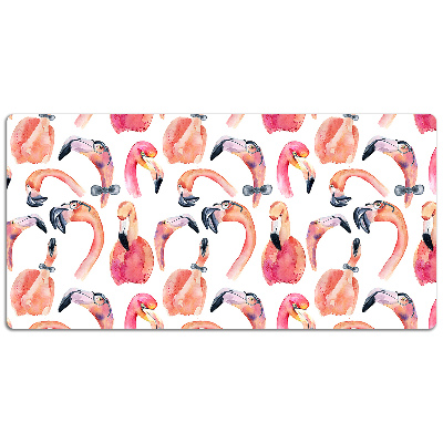 Schreibtisch Unterlegmatte Verrückte Flamingos.