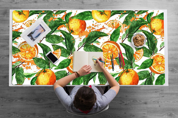 PVC Schreibtischmatte Orangen