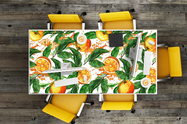 PVC Schreibtischmatte Orangen