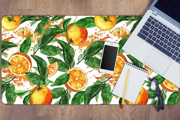 PVC Schreibtischmatte Orangen