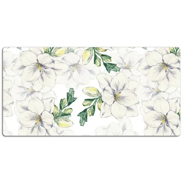 Schreibtischunterlage Freesia-Blumen