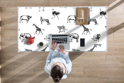 Schreibtischunterlage Safari