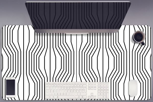 Schreibtisch Unterlegmatte Geometrische Illusion.