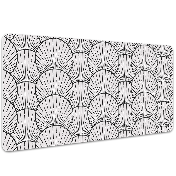 Schreibtisch Unterlegmatte Muscheln