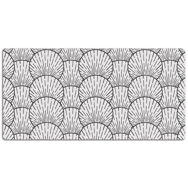 Schreibtisch Unterlegmatte Muscheln