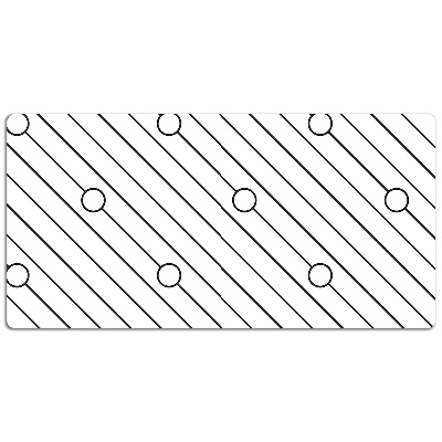 PVC Schreibtischmatte Gestreiftes Muster