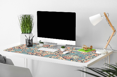 Büro-Schreibtischmatte Märchenblumen