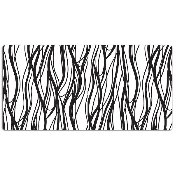 PVC Schreibtischmatte Wellige Linien