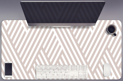 Büro-Schreibtischmatte Zerbrochene Linien Muster.