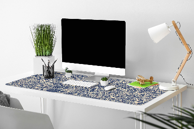 Schreibtischunterlage Blaue Blume