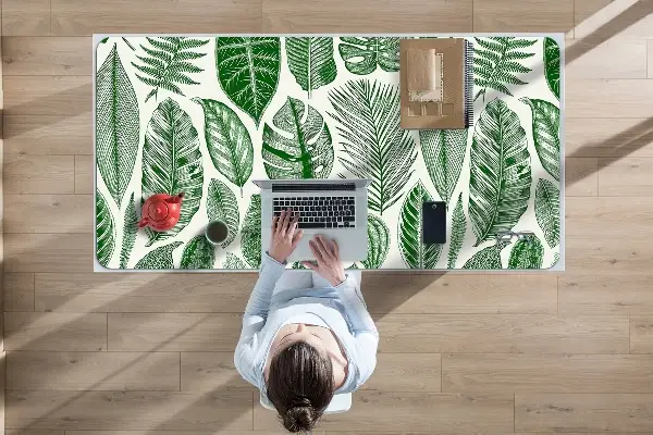 Büro-Schreibtischmatte Palmenblätter