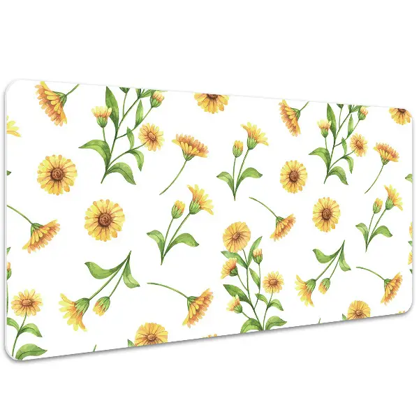 PVC Schreibtischmatte Sonnenblumen