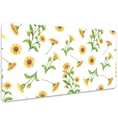 PVC Schreibtischmatte Sonnenblumen