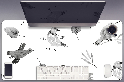 PVC Schreibtischmatte Gezeichnete Vögel