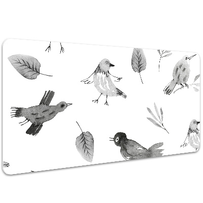 PVC Schreibtischmatte Gezeichnete Vögel