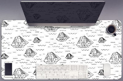 Schreibtischunterlage Segelschiffe