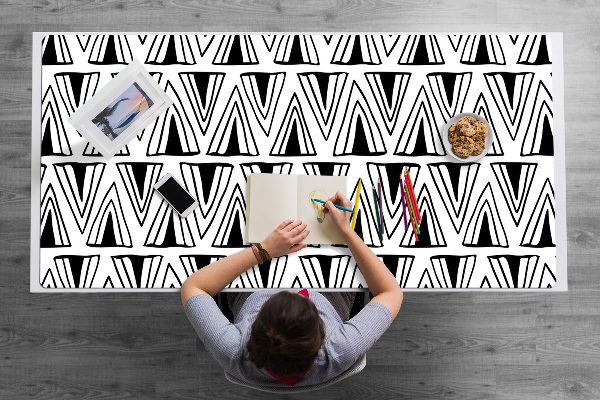 Büro-Schreibtischmatte Dreier Boho-Muster