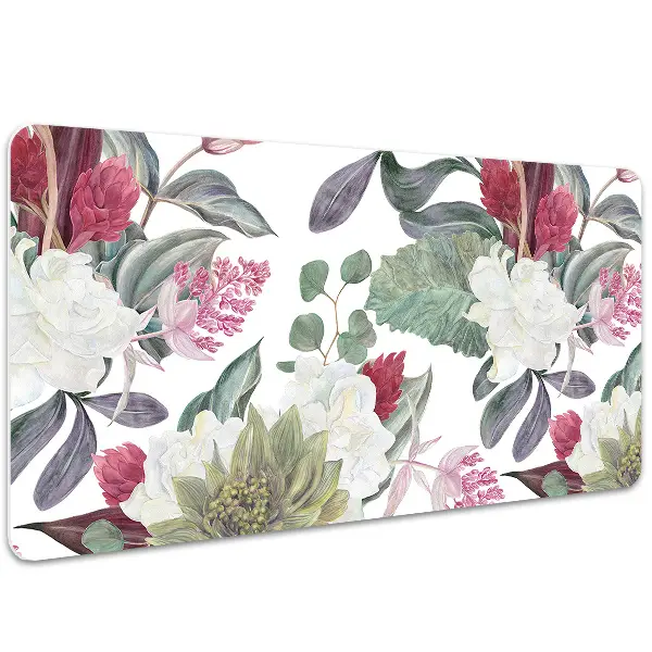 Schreibtisch Unterlegmatte Farbenfrohe Blumen