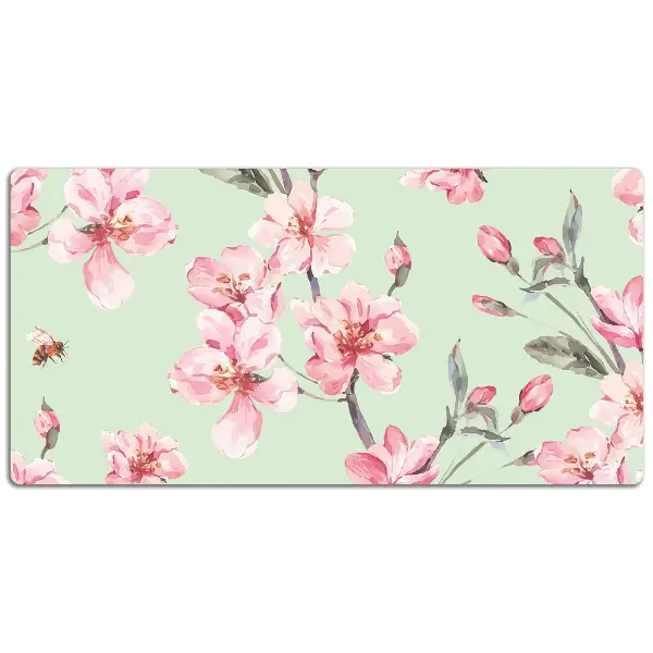 Büro-Schreibtischmatte Kirschblüten