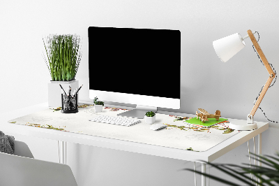 Büro-Schreibtischmatte Exotische Flora