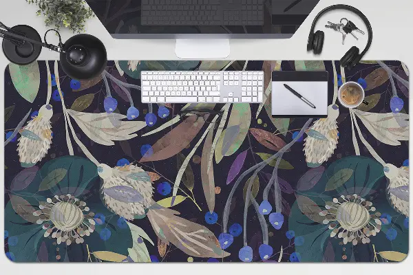 PVC Schreibtischmatte Botanisches Muster