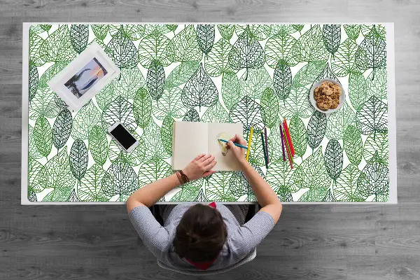 PVC Schreibtischmatte Waldblätter