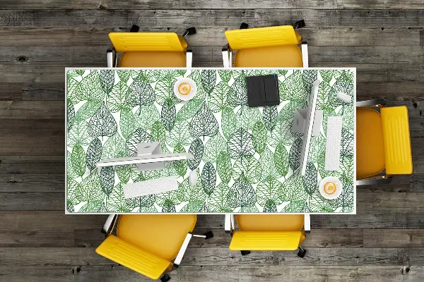 PVC Schreibtischmatte Waldblätter