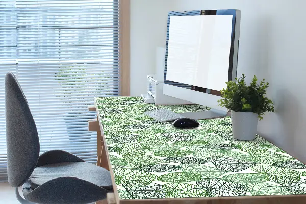 PVC Schreibtischmatte Waldblätter