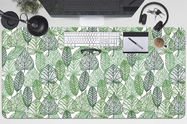 PVC Schreibtischmatte Waldblätter